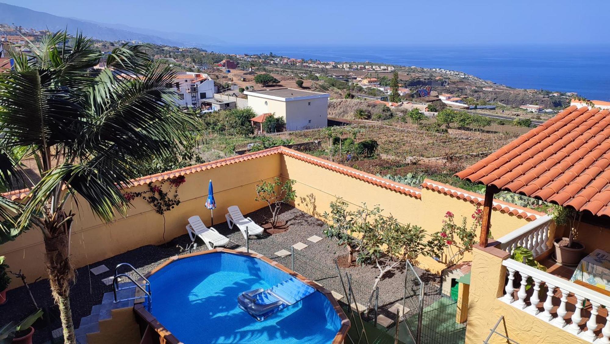 Casa" Vistas Al Teide" Mar Piscina Privada Parking Cubierto Gratuito En Las Instalaciones La Victoria de Acentejo Exterior foto