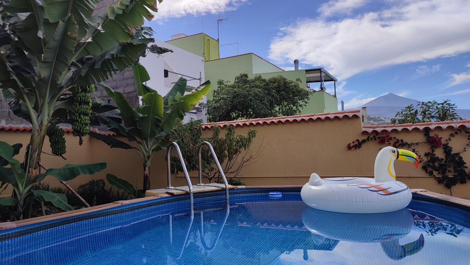 Casa" Vistas Al Teide" Mar Piscina Privada Parking Cubierto Gratuito En Las Instalaciones La Victoria de Acentejo Exterior foto